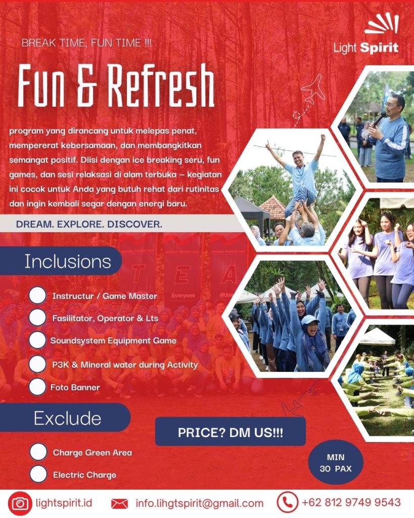 Paket Outbound Fun And Refresh