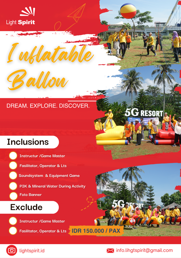Poster Inflatable Balloon Light Spirit