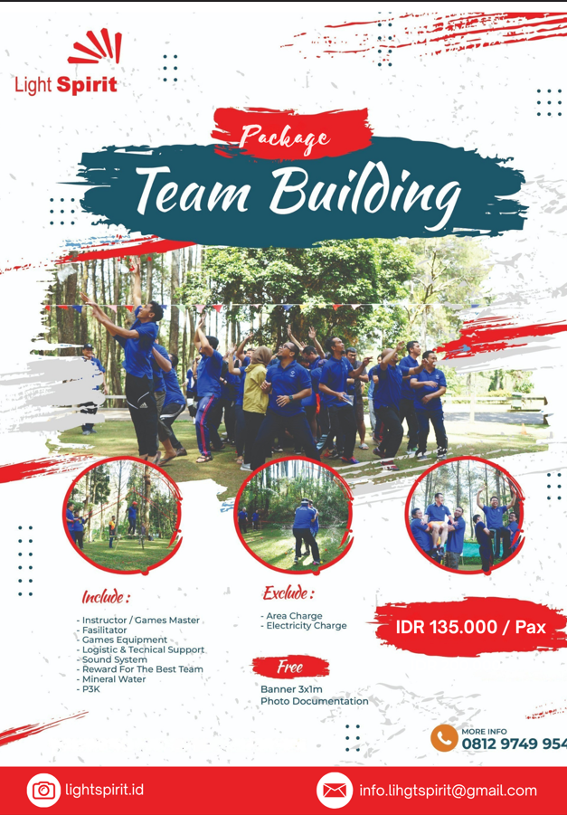 Poster paket Team Building Light Spirit